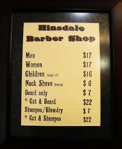 Barber Shop «Hinsdale Barber Shop», reviews and photos, 20 W Hinsdale Ave, Hinsdale, IL 60521, USA
