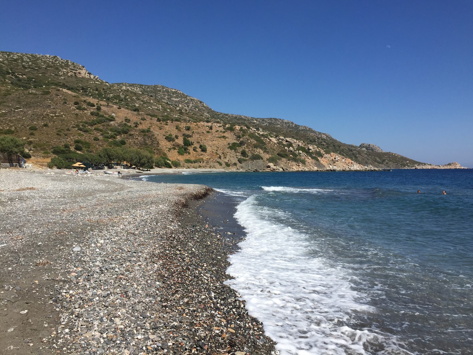Foto von Yazikoy beach mit graue kiesel Oberfläche