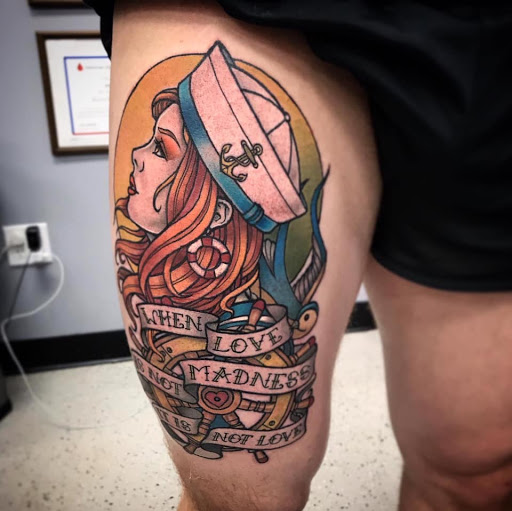 Explore tattoo ideas for grandpa that passed away, creative tattoo ideas in Houston, available at Rose & Dagger Tattoo