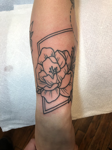 Explore grandmother tattoos ideas, creative tattoo ideas in Brooklyn, available at Electric Lotus Tattoo