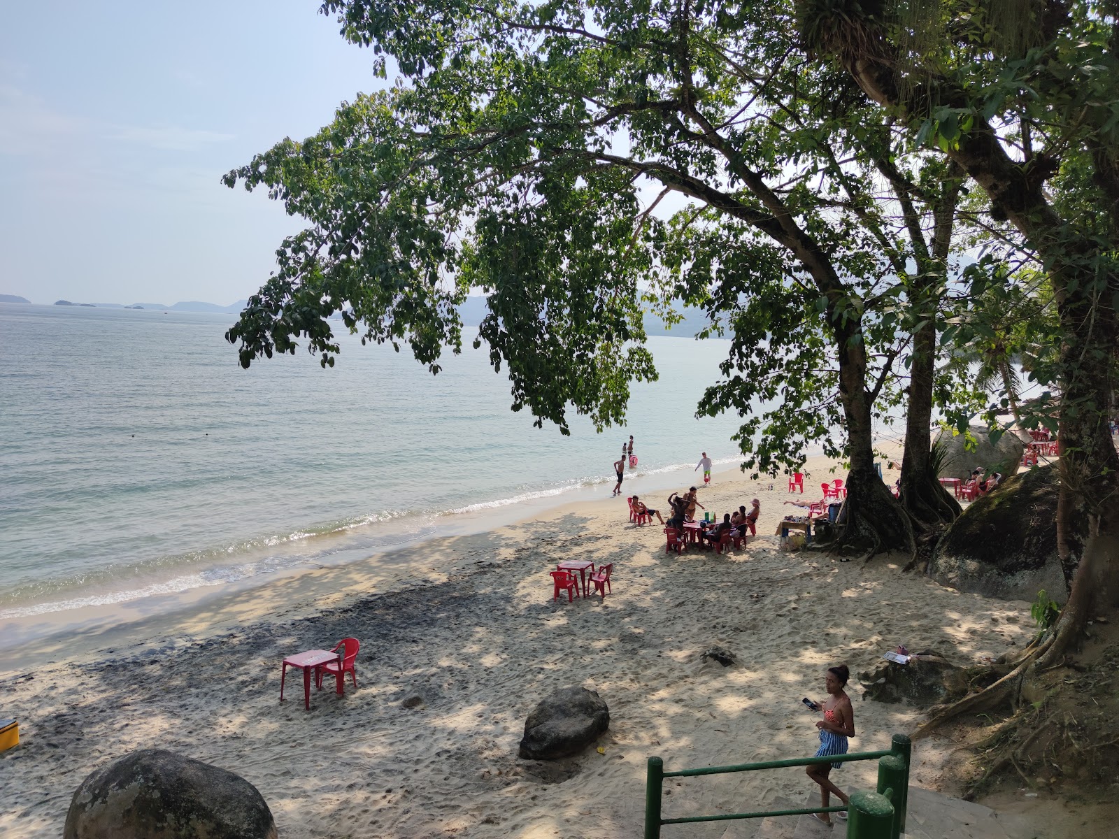 Foto av Praia das Eguas och bosättningen