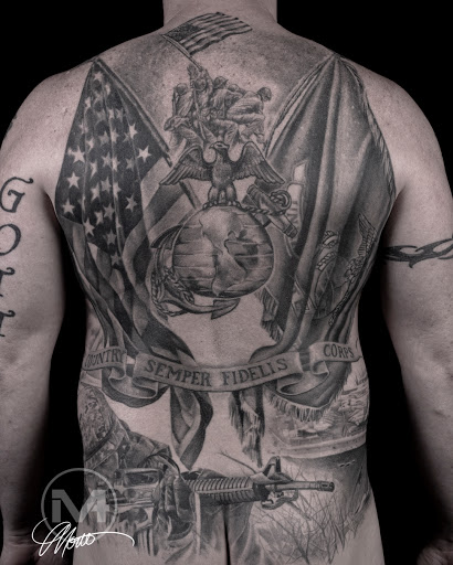 Find wild west tattoo ideas for your next unique tattoo in Greenwood at Vault 74 Tattoo, LLC