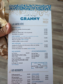 Chez Granny - Restaurant et Boulangerie à Cornebarrieu menu