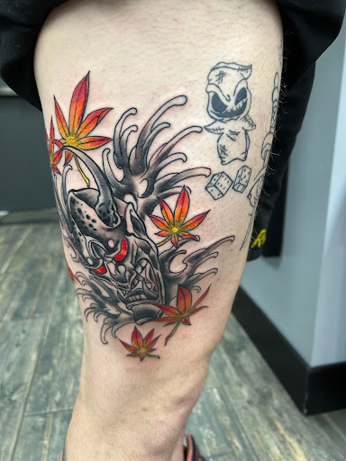 Explore rectangle tattoo ideas, creative tattoo ideas in El Paso, available at American Tattoo Society of Ft Bliss