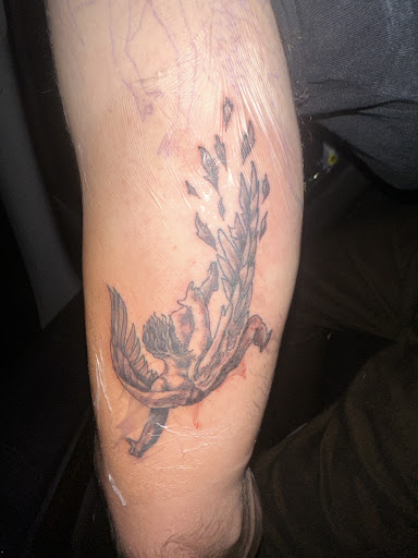 Explore american eagle tattoo ideas, creative tattoo ideas in Thomasville, available at Atmusfear Tattoo