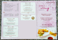 Menu / carte de Restaurant traiteur asiatique Chez Wang à Sully-sur-Loire