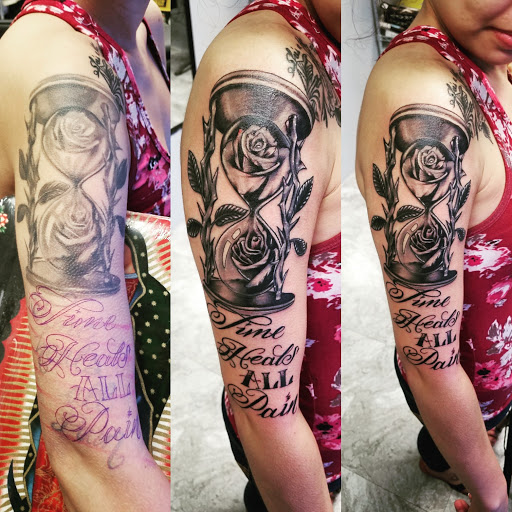 Explore harley tattoo ideas, creative tattoo ideas in Tucson, available at Jesses Tattoos & Tattoo Supplies