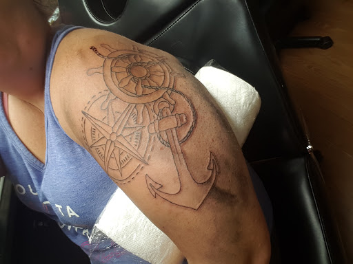 Explore new born tattoo ideas, creative tattoo ideas in Cambridge, available at Skinworks Tattoo