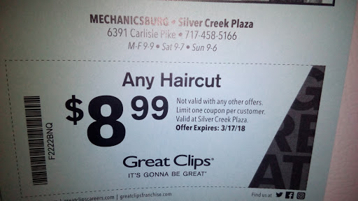 Hair Salon «Great Clips», reviews and photos, 6391 Carlisle Pike, Mechanicsburg, PA 17055, USA