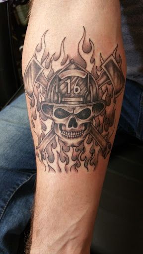 Explore name cover up tattoo ideas, creative tattoo ideas in Decatur, available at Ink City Tattoo