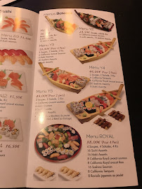 Restaurant japonais Happy Sushi à Avrainville (le menu)