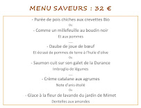 Menu / carte de Auberge Provençale à Meyreuil