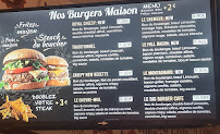 Menu du Burger café à Bordeaux