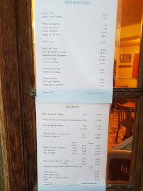 Menu du Le Thelevey à Megève