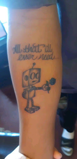 Explore calf muscle tattoo ideas, creative tattoo ideas in Visalia, available at True Romance Tattoo