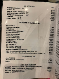 Restaurant Le M à Levallois-Perret (la carte)