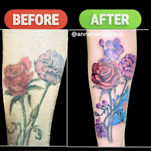 Explore irish flag tattoo ideas, creative tattoo ideas in Garden Grove, available at Anna Hang Tattoo