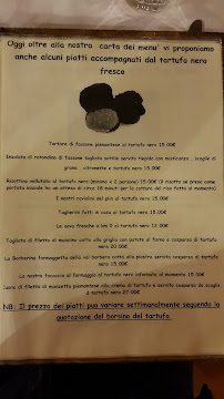Restaurant Peccati Di Gola à Gavi (le menu)