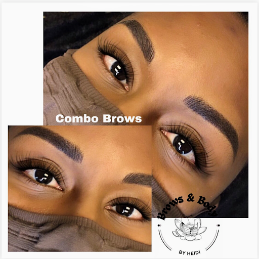 Explore bottom sleeve tattoo ideas, creative tattoo ideas in Johnston, available at Brows & Body