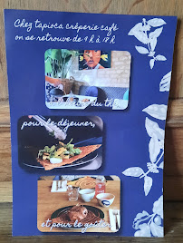 Tapioca Crêperie Café à Thue et Mue carte
