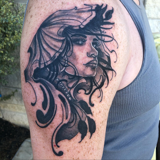 Explore leopard print tattoo ideas, creative tattoo ideas in Belton, available at Not Just Ink Tattoos And Body Piercing