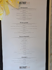 Restaurant de fruits de mer Bistrot 59 Ristorantino à Marostica (le menu)