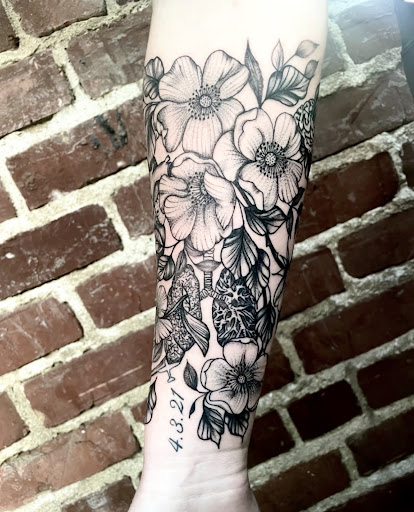 Explore tattoo name ideas, creative tattoo ideas in Hannibal, available at Hawthorn by ButterBee