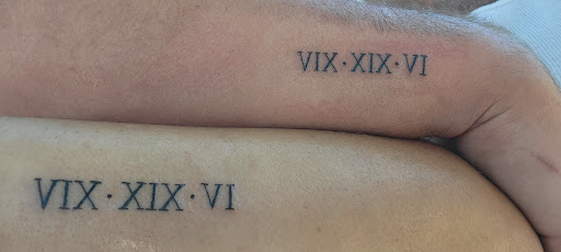 Explore jason name tattoo ideas, creative tattoo ideas in Redding, available at The Salty Sloth Tattoo