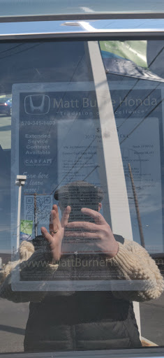 Honda Dealer «Matt Burne Honda», reviews and photos, 1110 Wyoming Ave, Scranton, PA 18509, USA