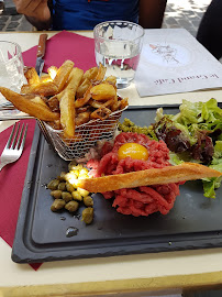 Steak tartare du Restaurant français Le Grand Café à Fontainebleau - n°4