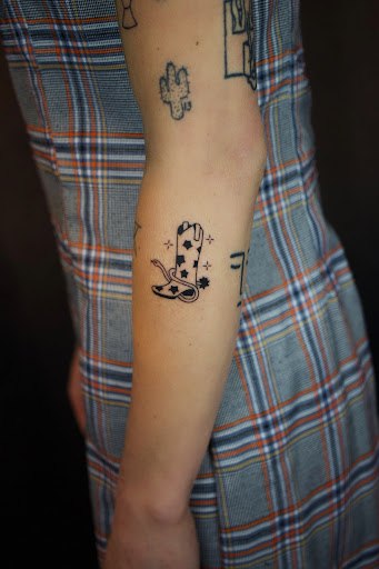 Explore forearm cover up tattoo ideas, creative tattoo ideas in Denver, available at Mashroom Studios