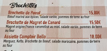 Pizzeria Comptoir Bello à Saint-Jean-de-Védas (la carte)