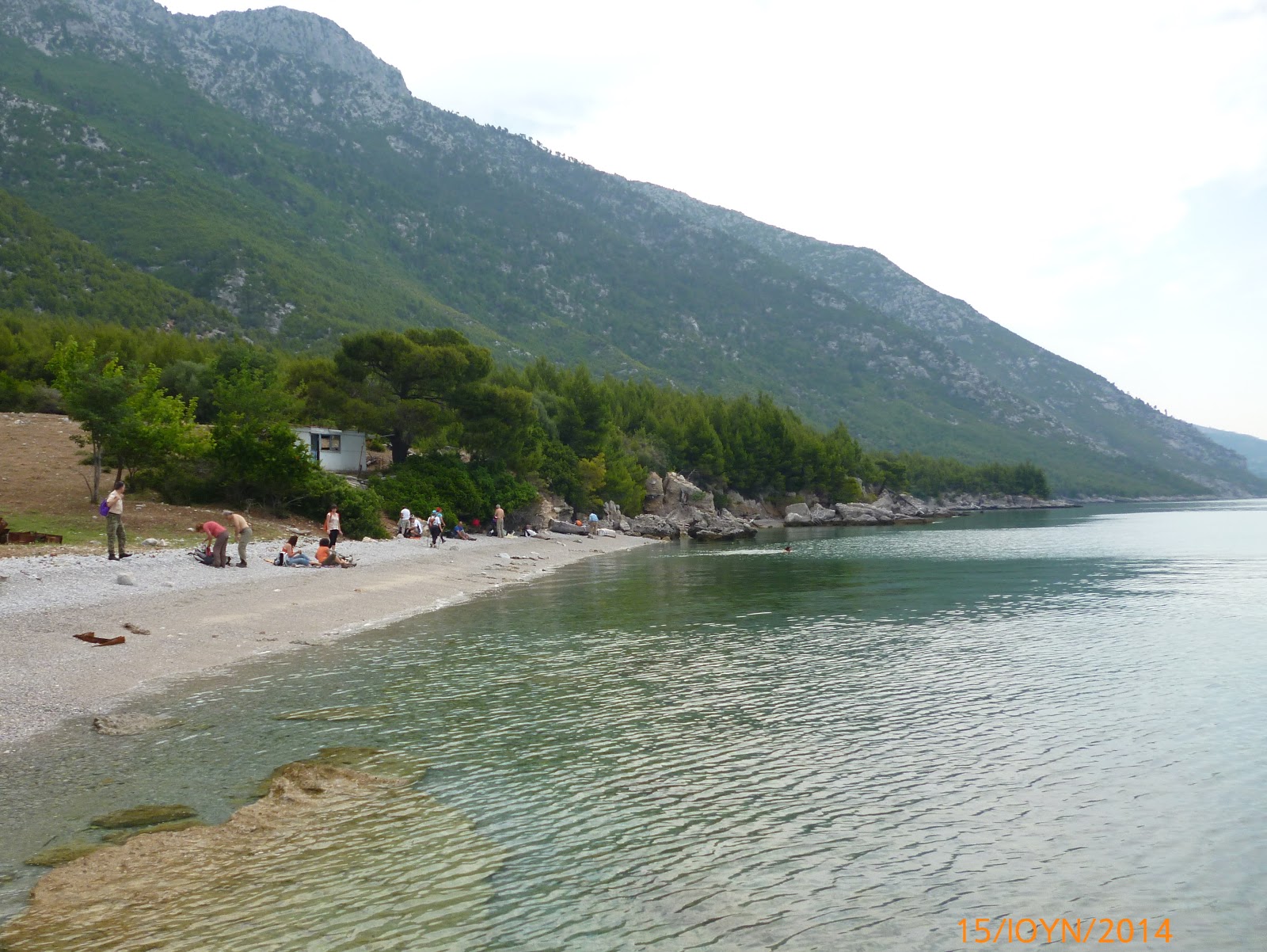 Fotografija Dafnonta 3 beach z sivi fini kamenček površino