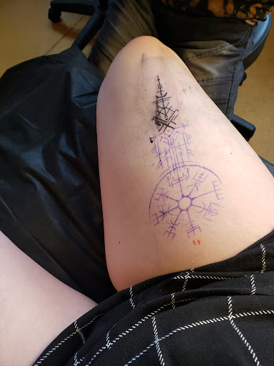 Explore beach tattoo ideas for men, creative tattoo ideas in Prescott, available at Bold as Love Tattoo and Piercing Studio