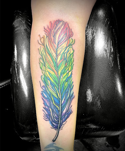 Explore mother and son tattoos ideas, creative tattoo ideas in Hampton, available at Foley Inkd Tattoo Studio