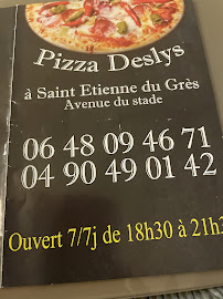 Pizza du Restaurant italien Deslys Claude à Saint-Étienne-du-Grès - n°4
