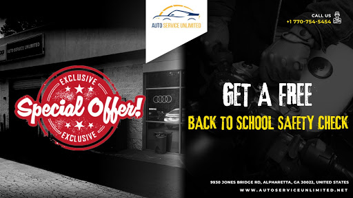 Auto Repair Shop «Auto Service Unlimited», reviews and photos, 9930 Jones Bridge Rd, Alpharetta, GA 30022, USA