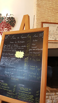 Restaurant A LA GRAPPE D'OR à Monbazillac (la carte)