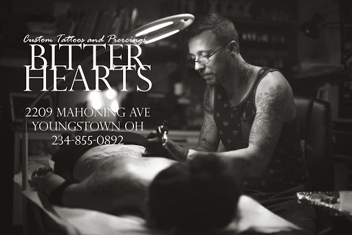 Tattoo Shop «Bitter Hearts Tattoo», reviews and photos, 2209 Mahoning Ave, Youngstown, OH 44509, USA