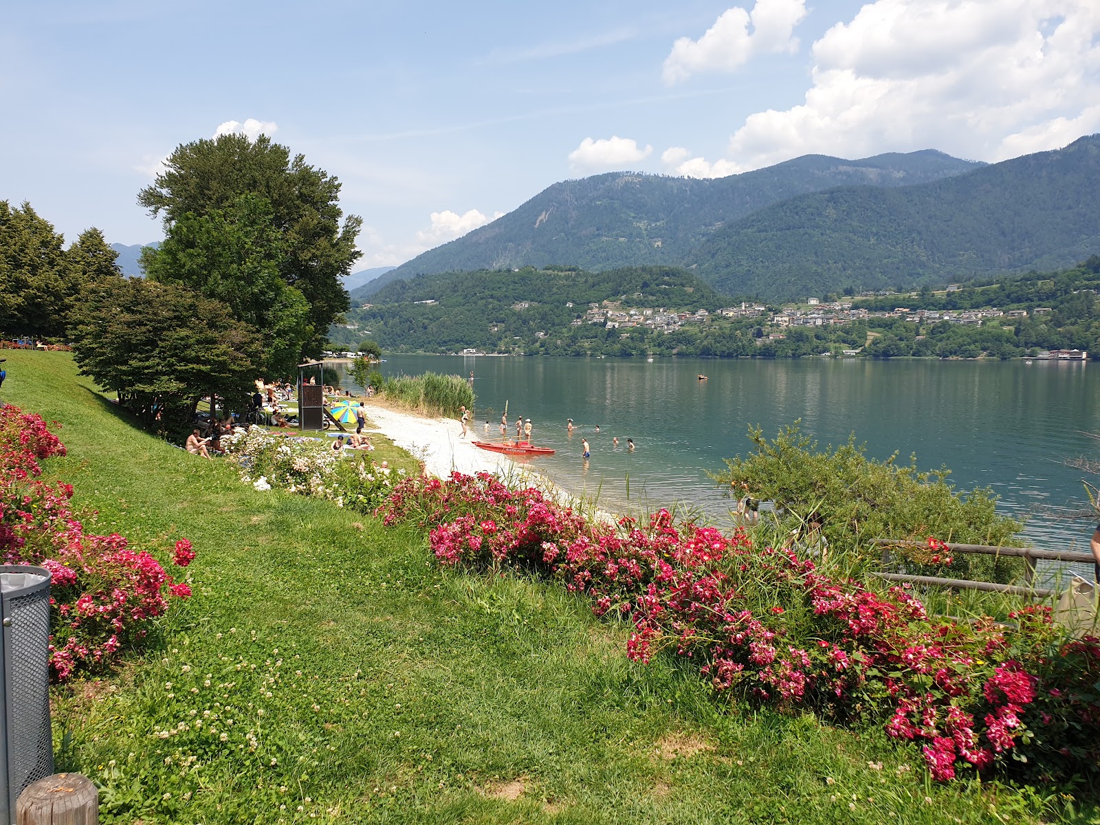 Foto von Valcanover Beach mit gras Oberfläche