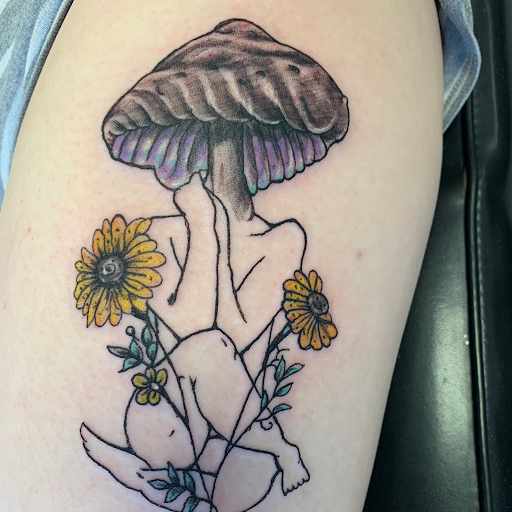 Explore stitched tattoo ideas, creative tattoo ideas in Seymour, available at American Gypsy Tattoo Corp.