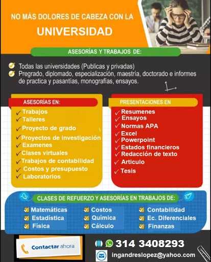 Trabajos universitarios Medellín