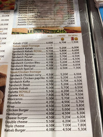 Kebab D'or Turkish Food à Béthune menu