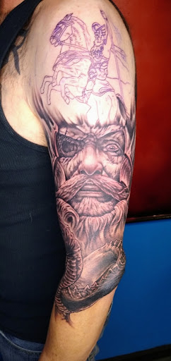 Explore latino tattoo ideas, creative tattoo ideas in Redding, available at DEADLIFT TATTOO