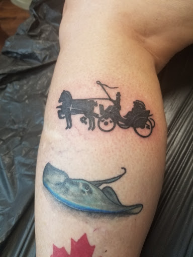 Explore knee tattoo ideas male, creative tattoo ideas in Keyport, available at Taboo Tattoos