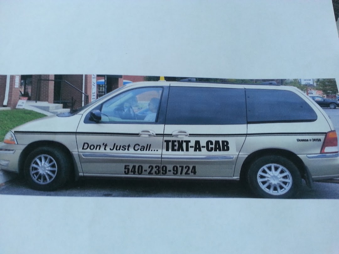 Text-a-cab Blacksburg VA