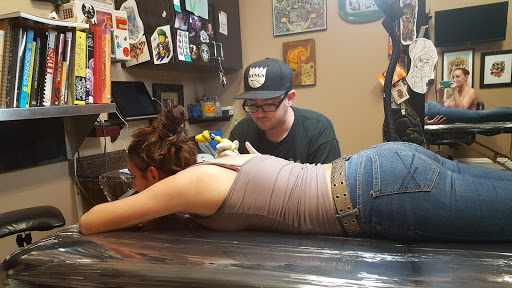 Explore moose tattoo ideas, creative tattoo ideas in Roseville, available at Dv8 Tattoo and Body Piercing