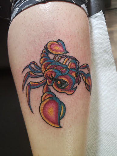 Explore family crest tattoo ideas, creative tattoo ideas in Goose Creek, available at Red Kirin Tattoo