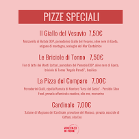 Menu / carte de Pizzeria Vincenzo Di Fiore à Acerra