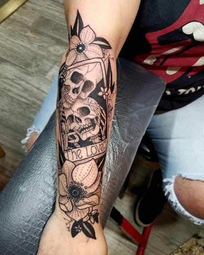 Explore taurus tattoo ideas male, creative tattoo ideas in Wallace, available at Artistic Abyss Tattoo Collective